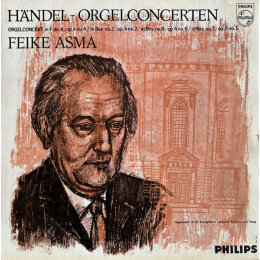 Feike Asma, Georg Friedrich Händel - Orgelconcerten (LP)
