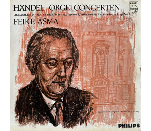 Feike Asma, Georg Friedrich Händel - Orgelconcerten (LP)