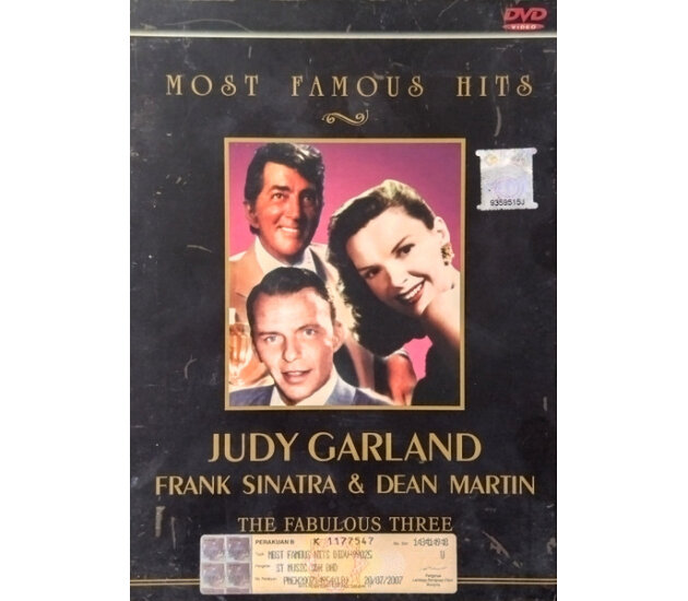 Judy Garland, Frank Sinatra & Dean Martin - Most Famous Hits: The Fabulous Three (DVD, 2007)