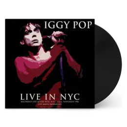 Iggy Pop - Live In NYC, Recorded Live At The Ritz, N.Y.C., U.S.A., November 1986 (LP, 2018)