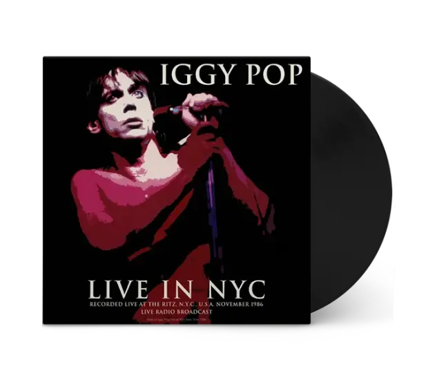Iggy Pop - Live In NYC, Recorded Live At The Ritz, N.Y.C., U.S.A., November 1986 (LP, 2018)