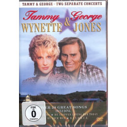 George Jones (2), Tammy Wynette - Two Separate Concerts (DVD, 2004)