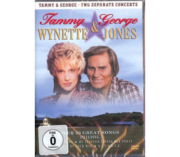 George Jones (2), Tammy Wynette - Two Separate Concerts (DVD, 2004)