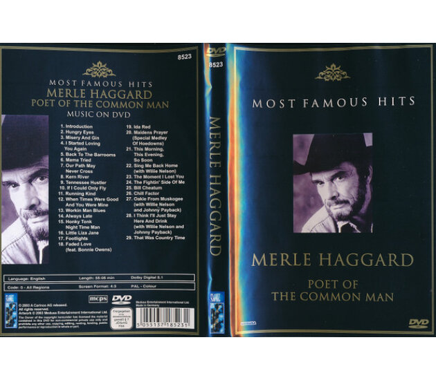 Merle Haggard - Poet Of The Common Man (DVD, 2003)
