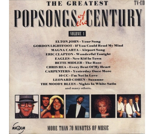 Various - The Greatest Popsongs Of The Century Volume 1 (CD, 1990)