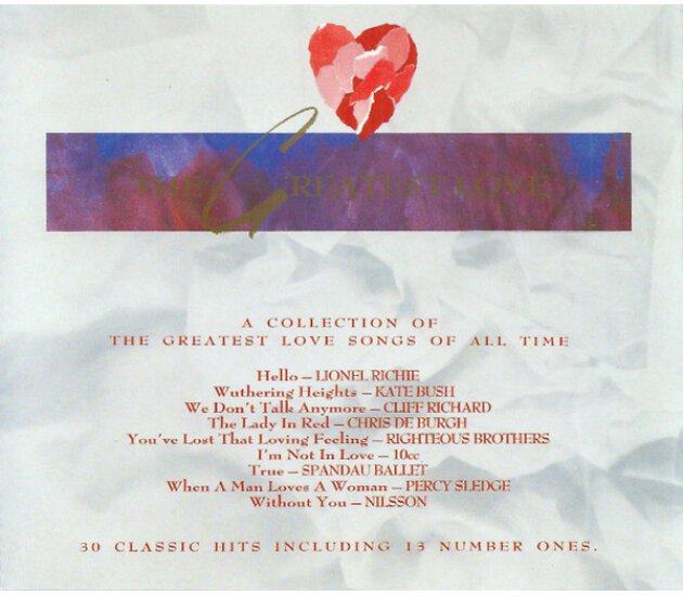 Various - The Greatest Love (CD, 1988)