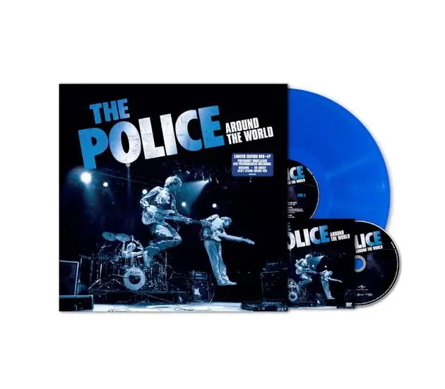 The Police – Around The World (Restored & Expanded) (LP, Blue + DVD, Limited, 2022)