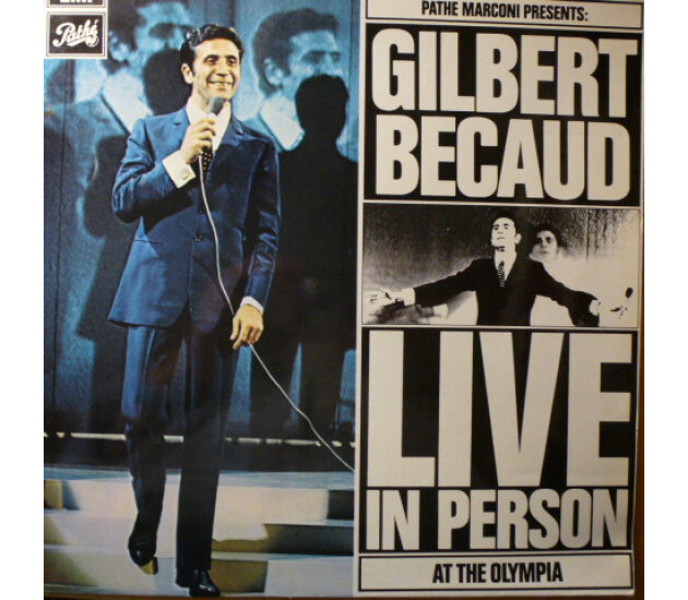 Gilbert Bécaud - Gilbert Bécaud Live In Person At The Olympia (LP)