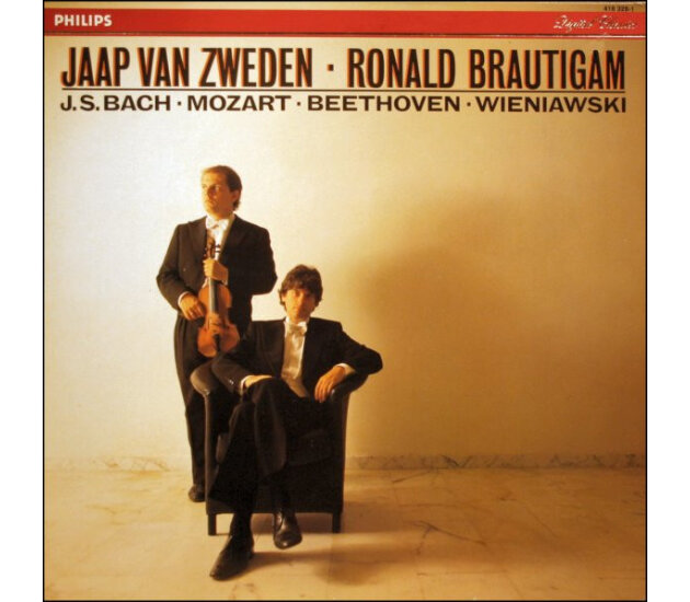 Jaap Van Zweden · Ronald Brautigam, Johann Sebastian Bach / Wolfgang Amadeus Mozart / Ludwig Van Beethoven / Henryk Wieniawski (LP1985)