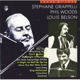 Stéphane Grappelli, Phil Woods, Louis Bellson - The Sound Of Jazz (CD, 1994)