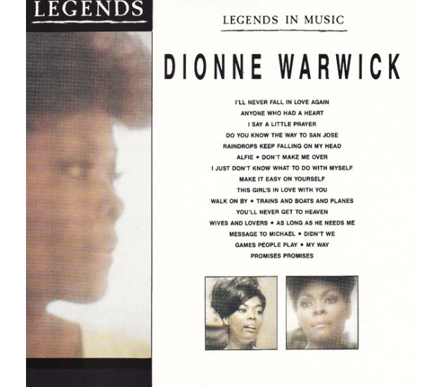 Dionne Warwick - Legends In Music (CD, 1990)