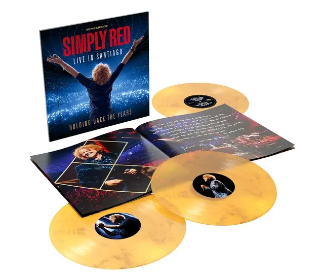 Simply Red - Holding Back the Years: Live in Santiago (3LP, Yellow Marbled, Numbered, 2026)